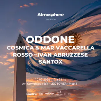 Atmosphere Producciones pres. Oddone, Ivan Abruzzese y Rosso + invitados