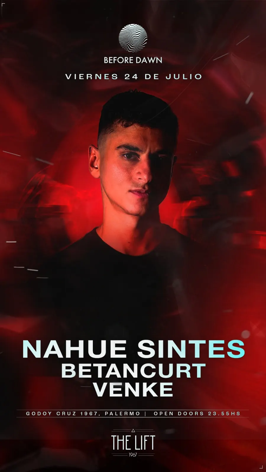 Before Dawn pres. Nico Betancurt, Venke y Nahue Sintes