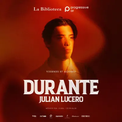 Durante y Julian Lucero en La Biblioteca