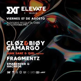 Elevate Music pres. Biøy, Camargo y Cloz