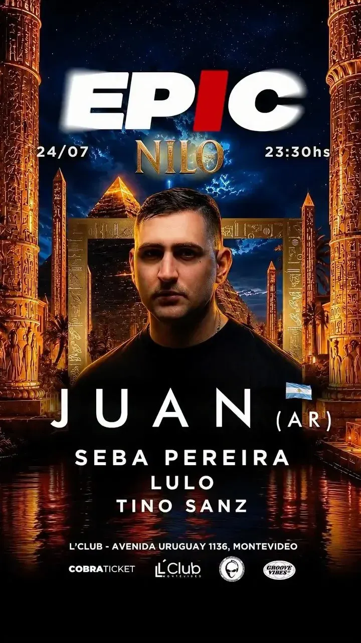 Epic Montevideo pres. Juan (AR), Lulo y Seba Pereira