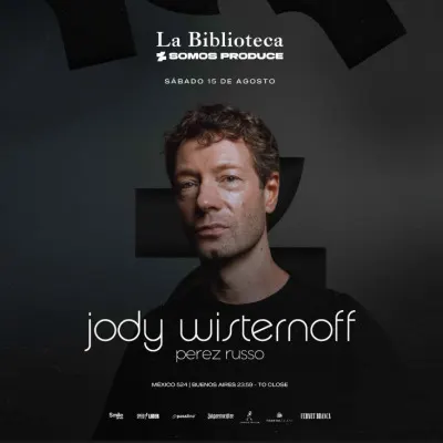 Jody Wisternoff y Perez Russo en La Biblioteca