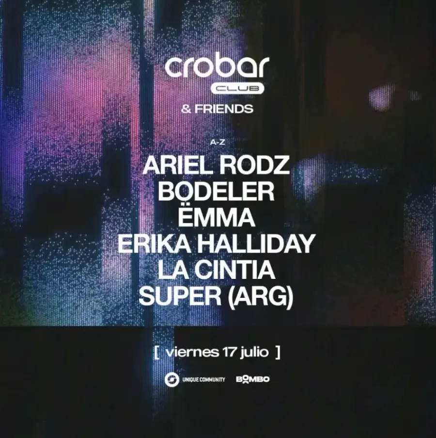 La Cintia, Bodeler y Erika Halliday + invitados en Crobar