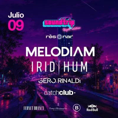 Melodiam, Gero Rinaldi y Iridihum en Catch