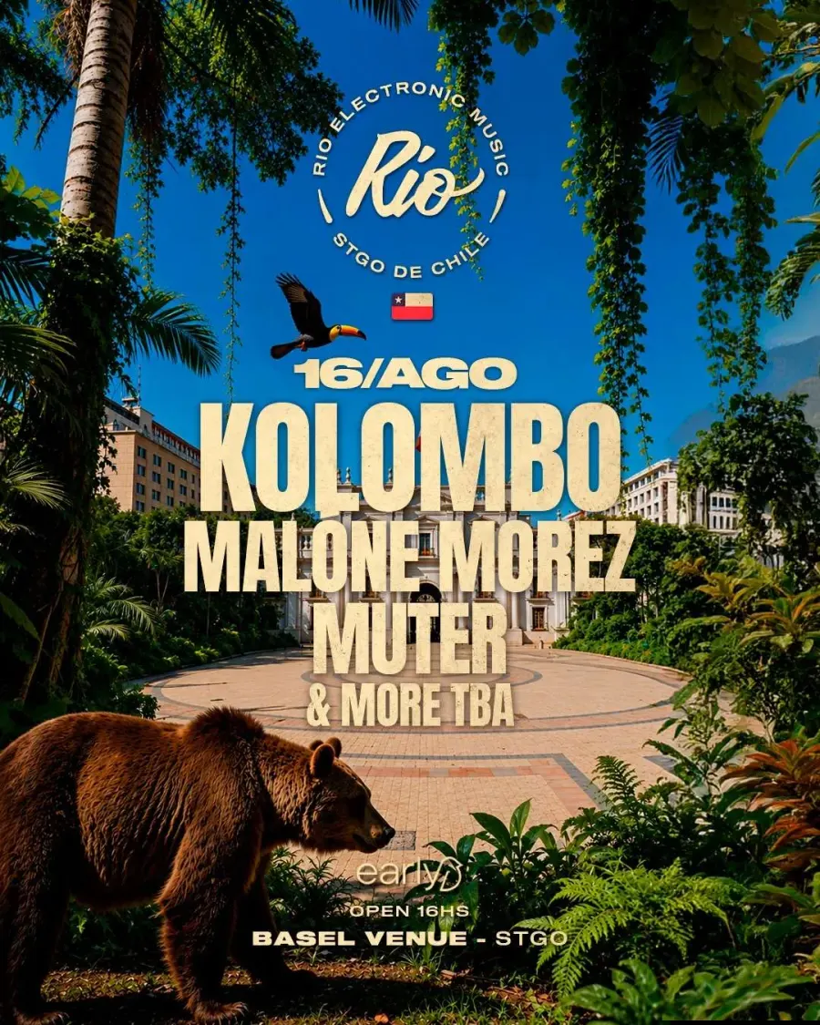 Rio Electronic Music CHILE pres. Malone Morez, Muter y Kolombo