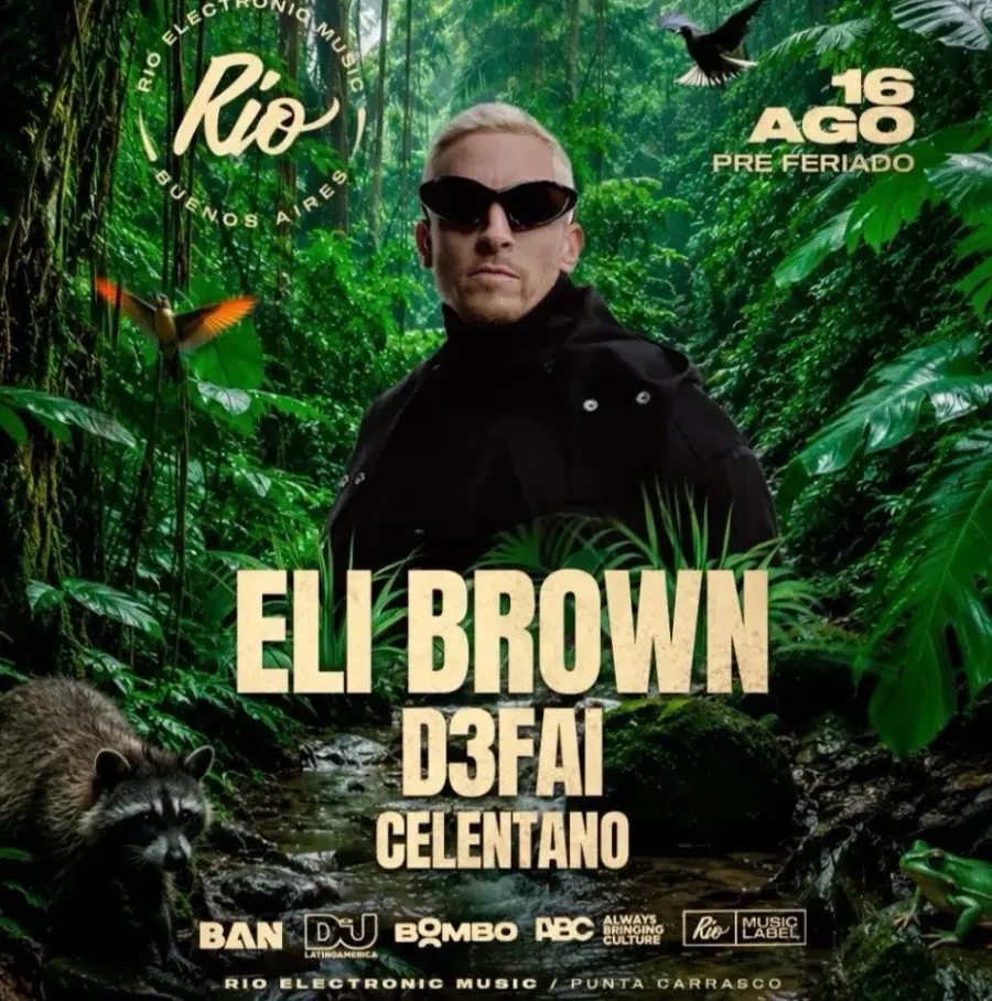 Rio Electronic Music pres. D3FAI, Celentano y Eli Brown