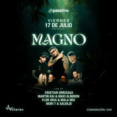 Stereo Club Uy pres. Martin Kai, Muri T y Cristian Urrizaga + invitados