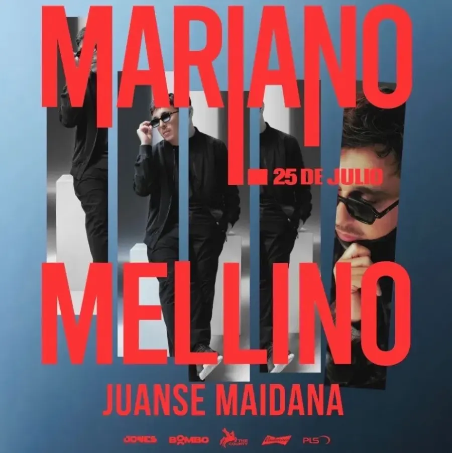 The County pres. Mariano Mellino y Juanse Maidana